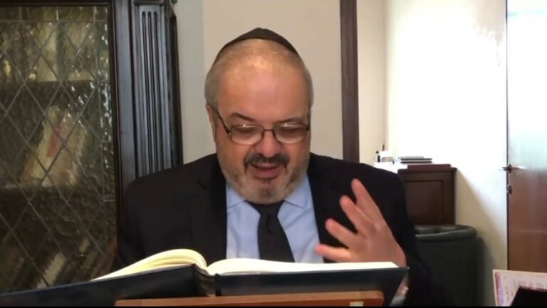 Rav A. Arbib – Talmud Berakhot 99