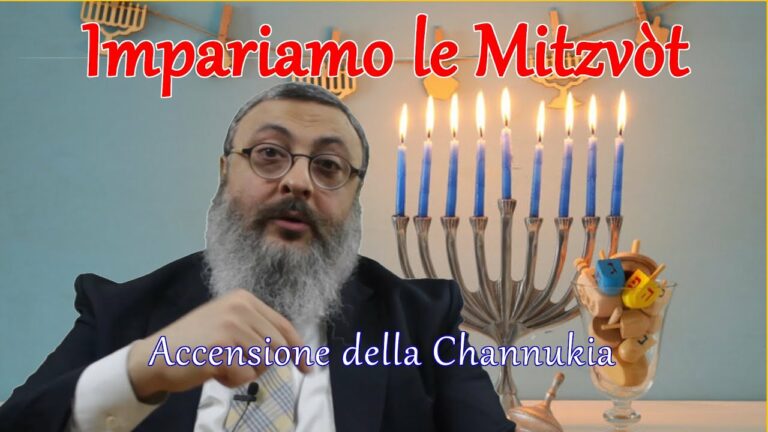 Impariamo le Mitzvòt – Accensione della Channukia