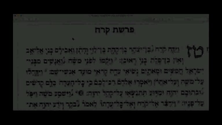 Lezione di Torah – Parashat Hashavua Rav Roberto Della Rocca