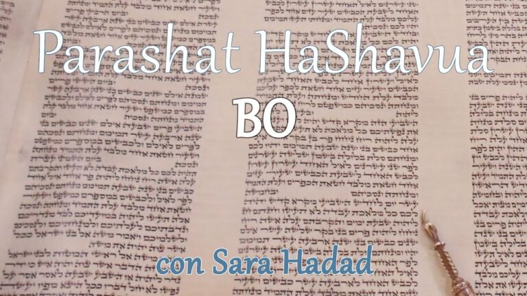 Parashat HaShavua con Sara Hadad – Bo 2021