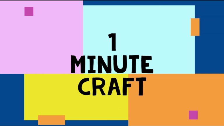 Kids video: 1 minute craft – Modè ani