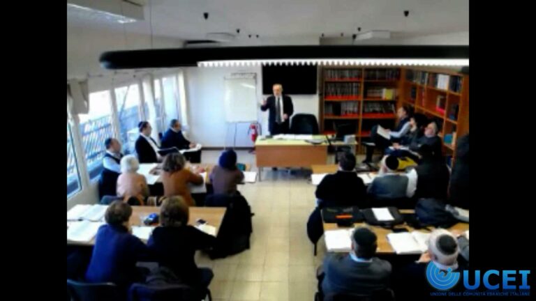 Lezione 8 – 16-02-2020  Lezione Rav Riccardo Di Segni – Talmud Tananit