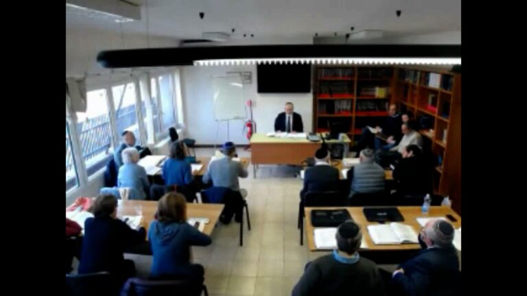 Lezione 9 – 23-02-2020 –  Lezione Rav Riccardo Di Segni – Talmud Tananit