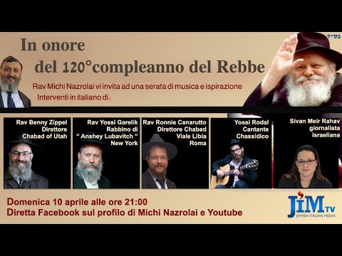 In onore del 120° compleanno del Rebbe!