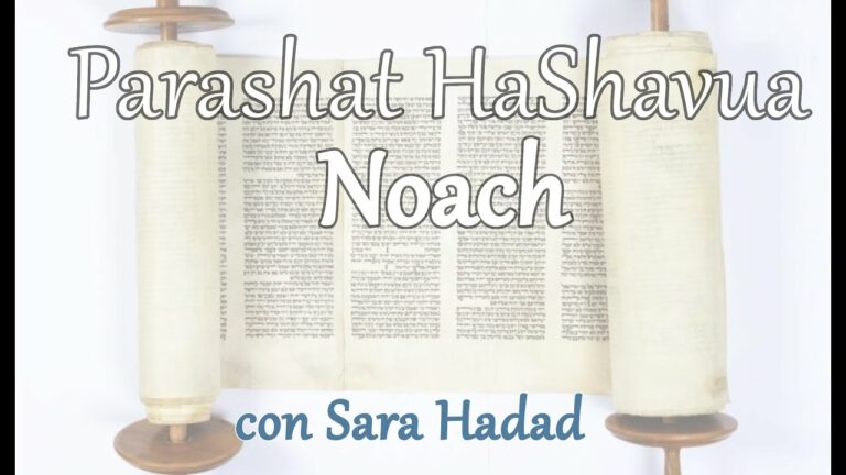 Parashat haShavua con Sara Hadad – Noach