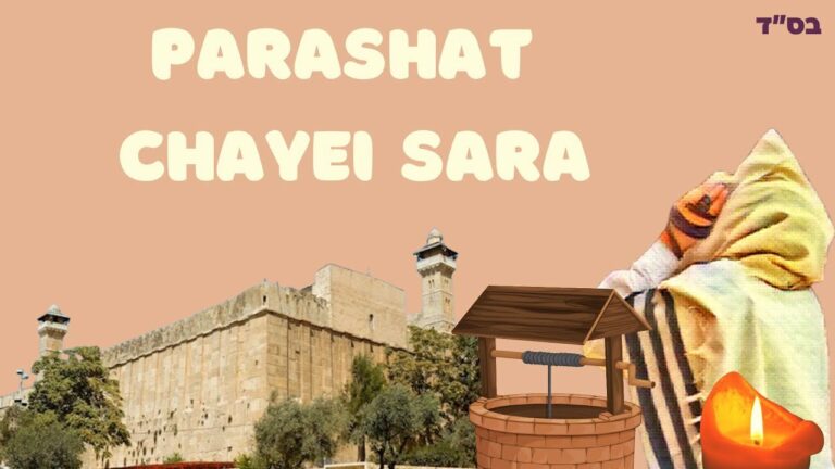 Parashà dalla Torà – per bambini: Chaye Sara