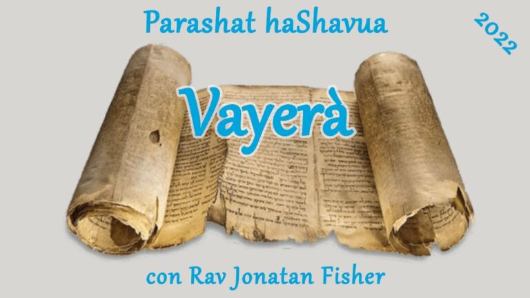 Parashat HaShavua con Rav Jonatan Fisher – Vayerà