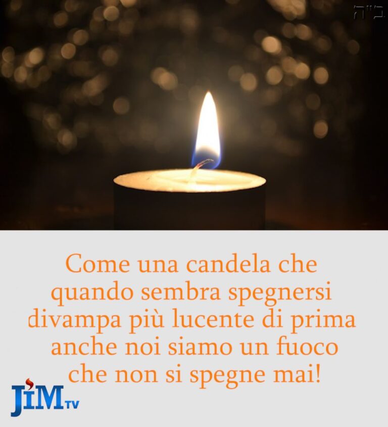 La luce della candela