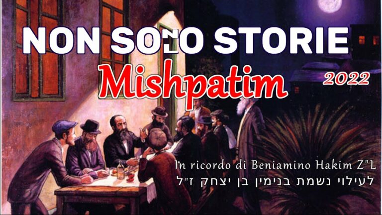 Non Sono Solo Storie – Mishpatim