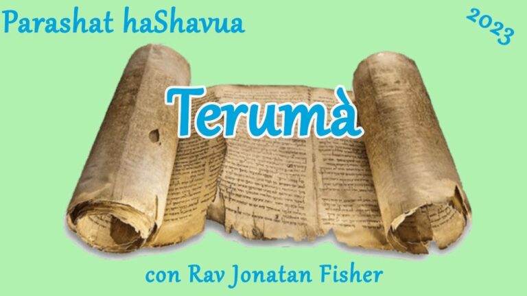 Parashat HaShavua con Rav Jonatan Fisher – Terumà