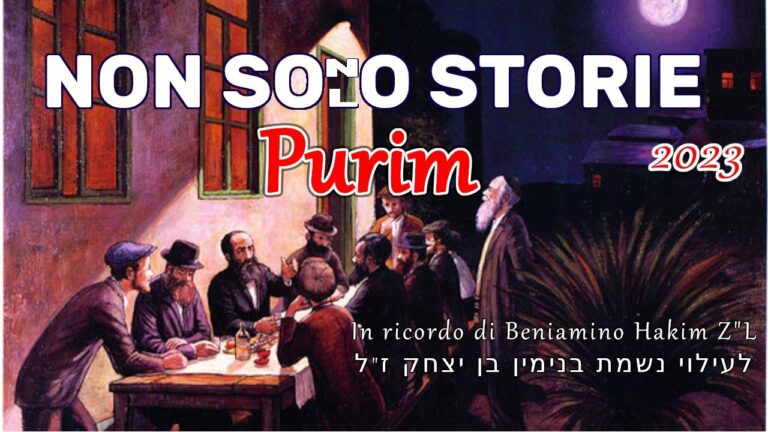 Non Sono Solo Storie – 2023 – Purim