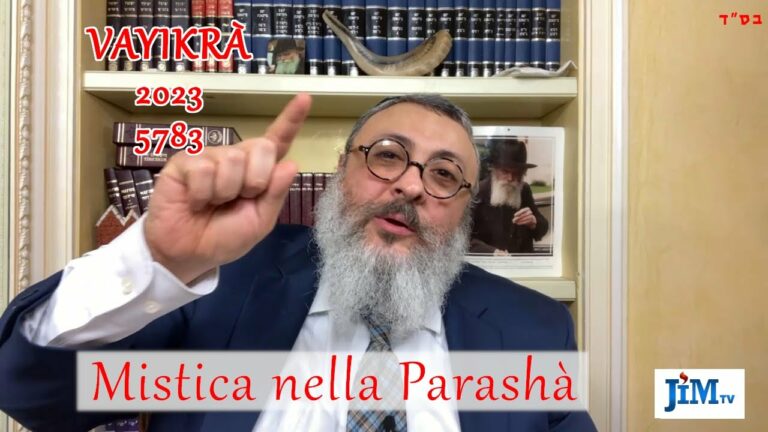 Mistica nella Parashà – 2023 – Vayikrà