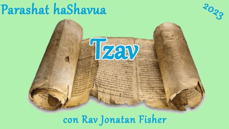 Parashat HaShavua con Rav Jonatan Fisher – Tzav