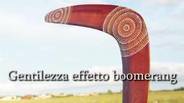 Parashà in 3 minuti – Vayikrà – Gentilezza effetto boomerang