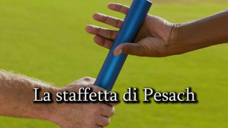 Parashà in 3 minuti – Pesach – La staffeta di Pesach