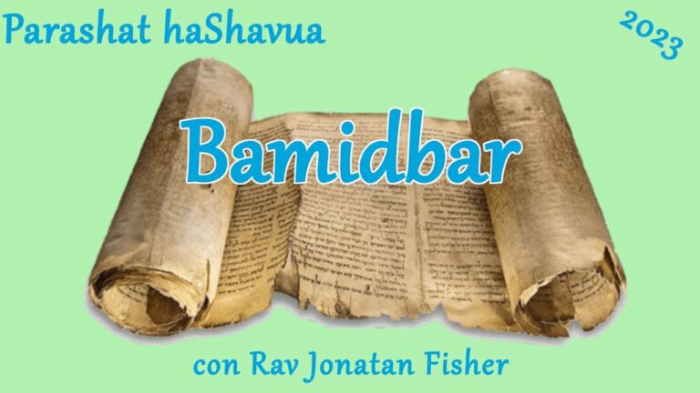 Parashat HaShavua con Rav Jonatan Fisher – Bamidbar