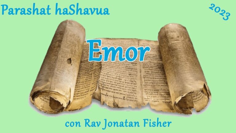 Parashat HaShavua con Rav Jonatan Fisher – Emor