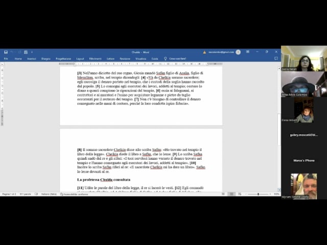 Ciclo “Le profetesse. Chuldà e la distruzione” (26.2.2025)